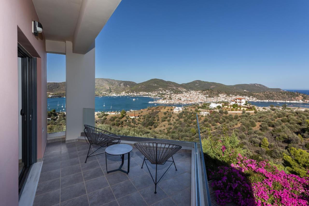 Saronic Topview Villa Galatás Bagian luar foto