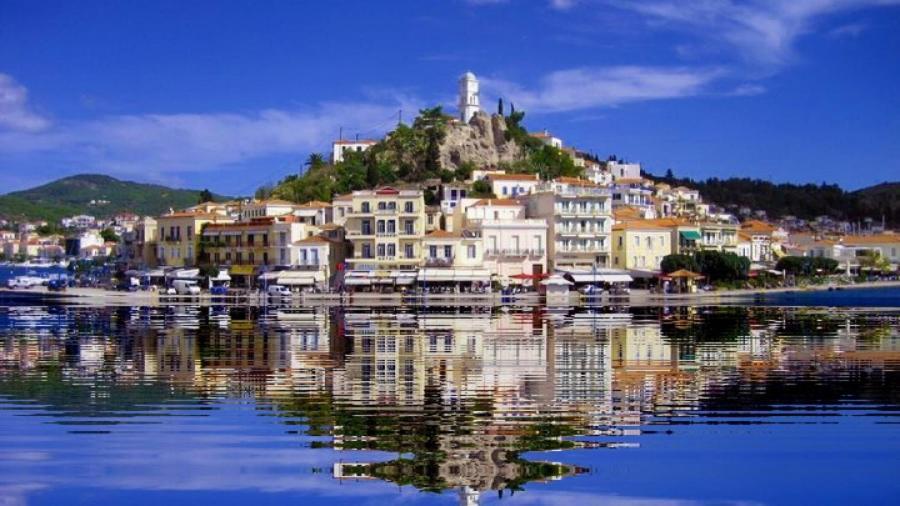 Saronic Topview Villa Galatás Bagian luar foto
